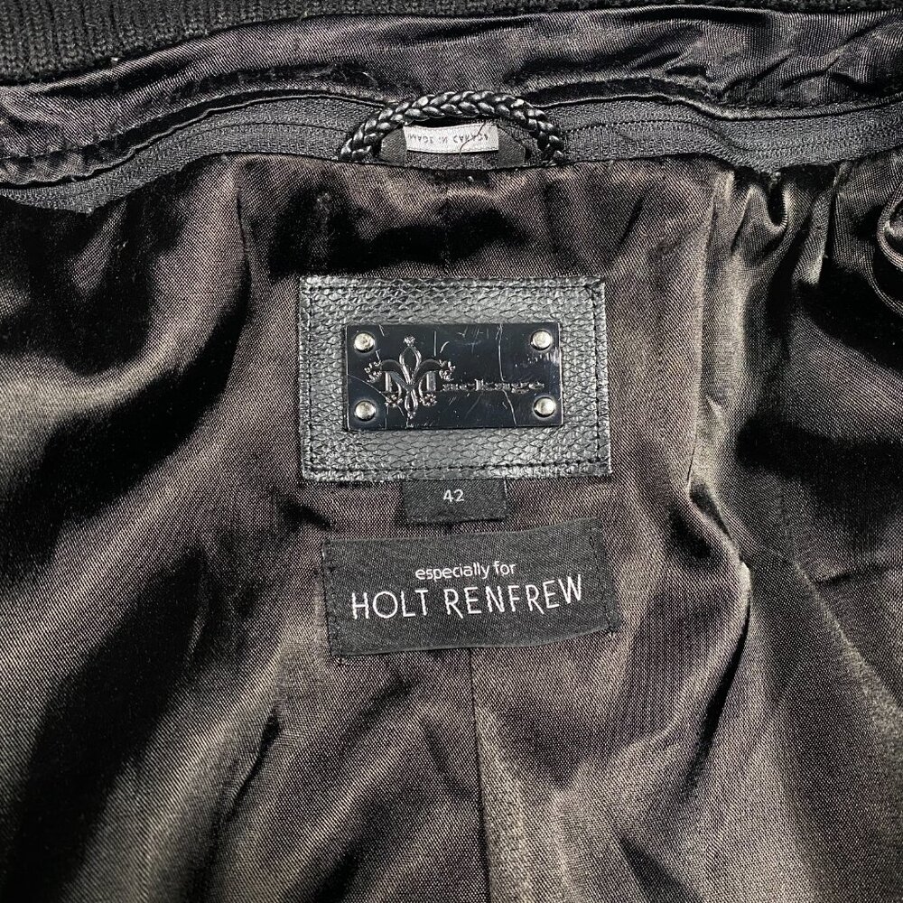 Mackage for Holt Renfrew 2-in-1 Convertible Wool Long Coat mens size Size 42 - Picture 3 of 10